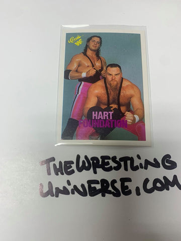 The Hart Foundation WWE Classic Card #38