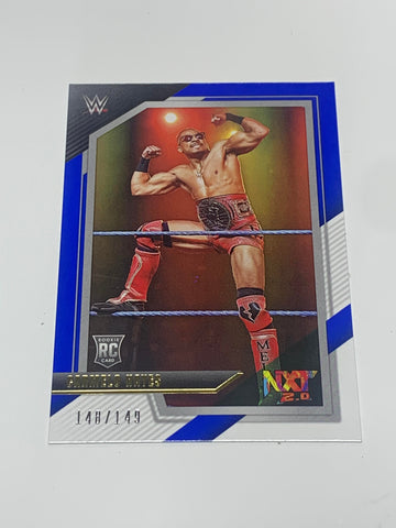 Carmelo Hayes 2022 WWE NXT Blue Parallel RC #/149