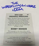 Bobby Heenan Signed 2014 Leaf Auto On Card Signed