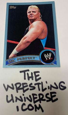 Mr Perfect Curt Hennig WWE 2011 Topps “Blue Parallel” #’ed 1948/2011