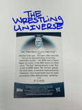 Mr. Perfect Curt Hennig WWE 2010 Topps Platinum Green Parallel #477/499