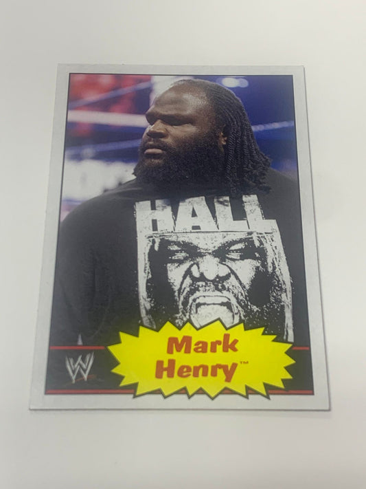 Mark Henry WWE 2012 Topps Heritage Card #26