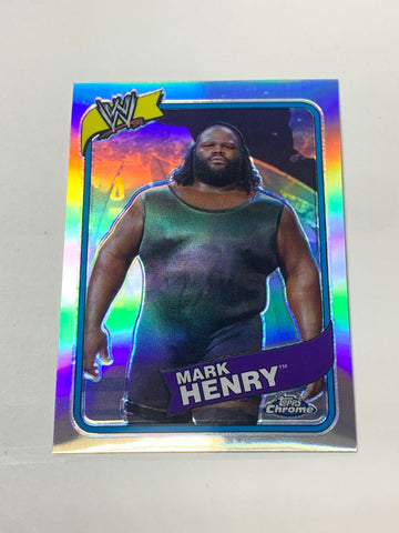 Mark Henry 2008 WWE Topps Chrome Heritage REFRACTOR #20