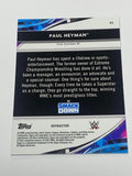 Paul Heyman 2021 Topps Finest REFRACTOR #62