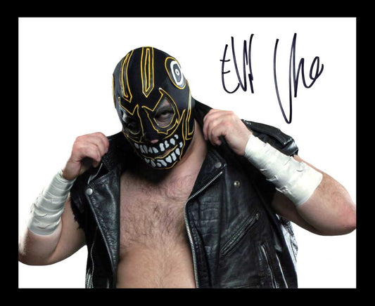 Evil Uno Pose 3 Signed Photo COA