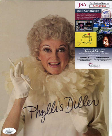 Phyllis Diller Signed Photo JSA COA