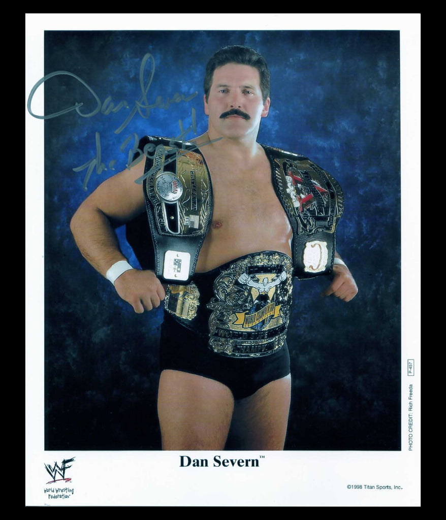 Dan “The Beast” Severn Pose 1 Signed Photo COA The Wrestling Universe