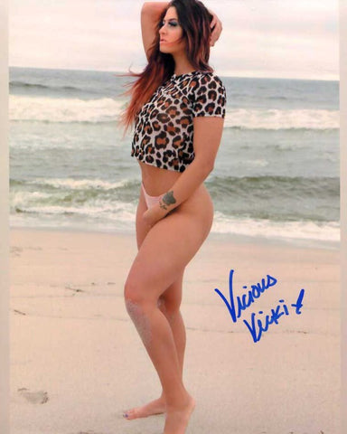 Vicious Vicky Pose 2 Signed Photo