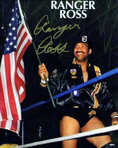 Ranger Ross Pose 2 Signed Photo