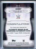 2021 Topps WWE Undisputed Edge Grand Slam Champions Signed #/199