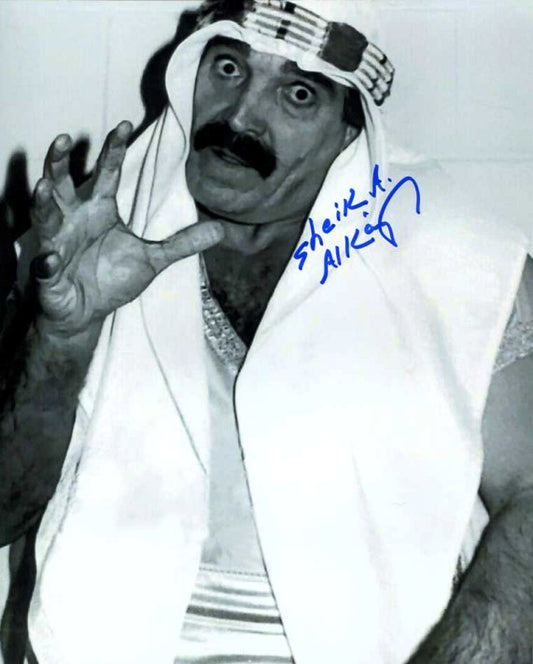 Sheik Adnan Pose 2 Signed Photo COA