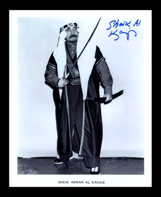 Sheik Adnan Pose 1 Signed Photo COA