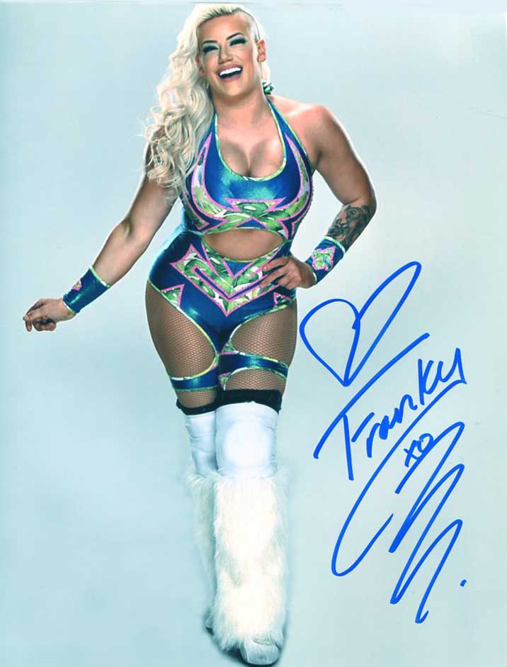 Frankie Monet (Taya Valkyrie) Pose 3 Signed Photo COA