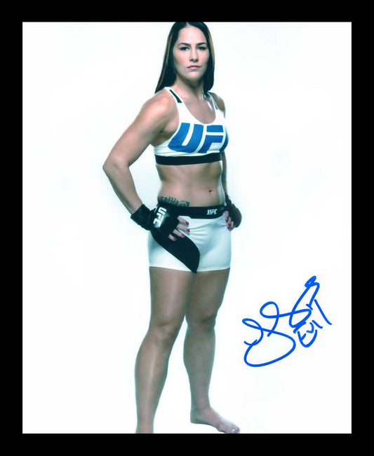 Jessica Evil Eye UFC Signed 8x10 Color Photo