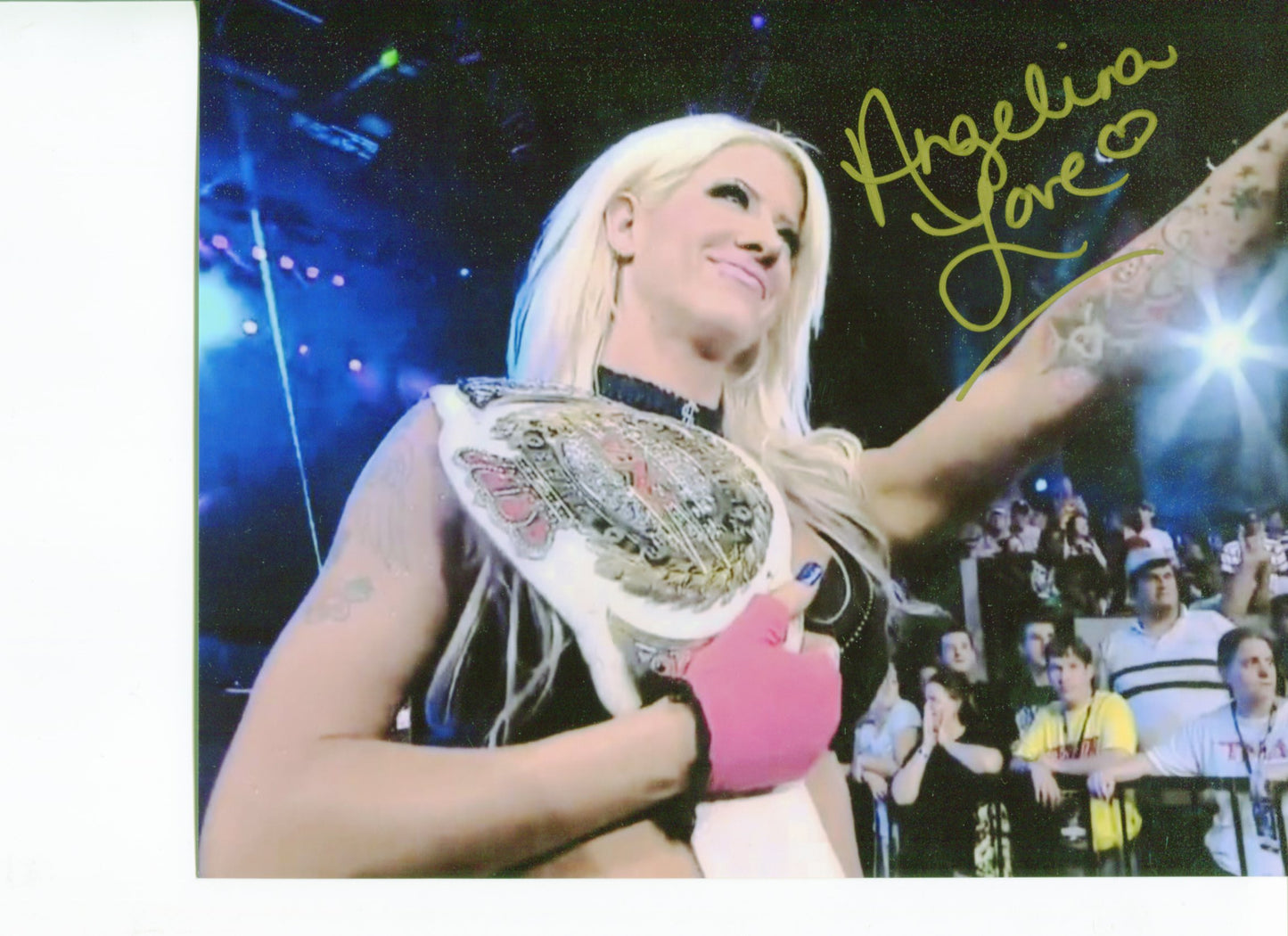 Angelina Love Pose 1 Signed Photo COA