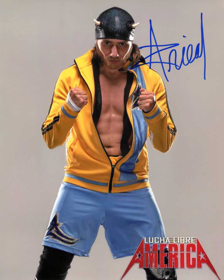 Azrieal (Ring of Honor) Signed 8x10 Color Photo