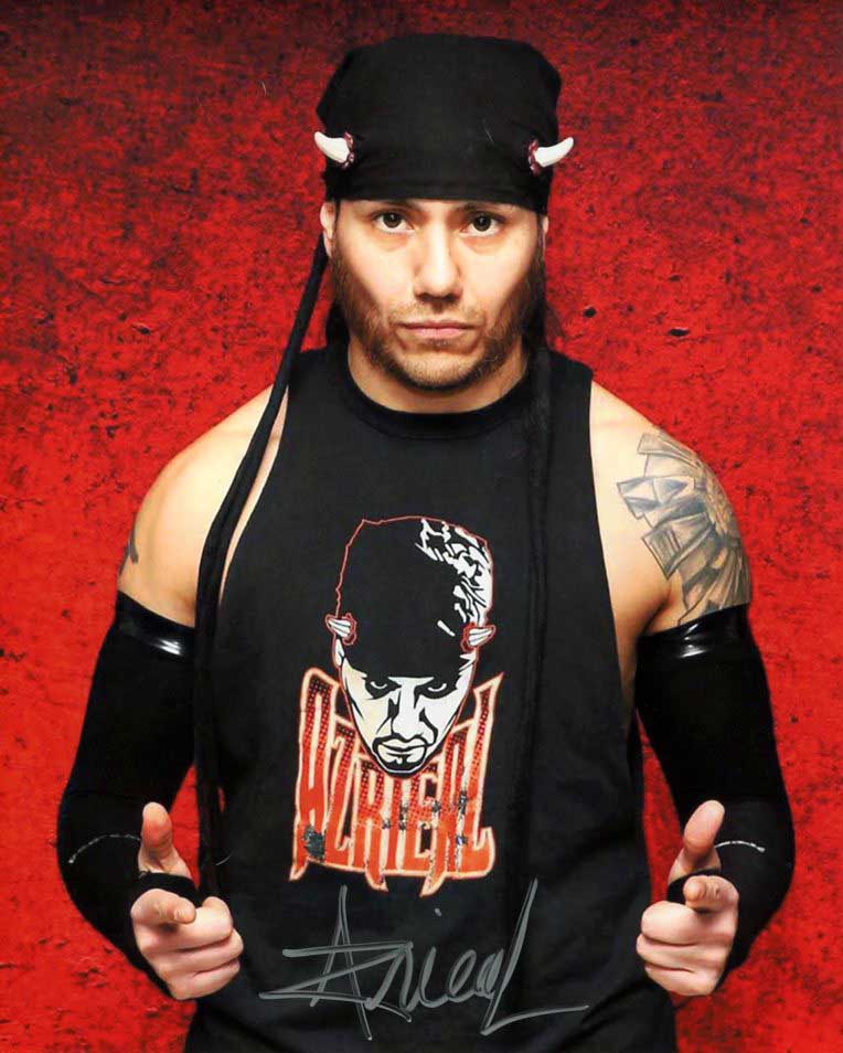 Azrieal (Ring of Honor) Signed 8x10 Color Photo