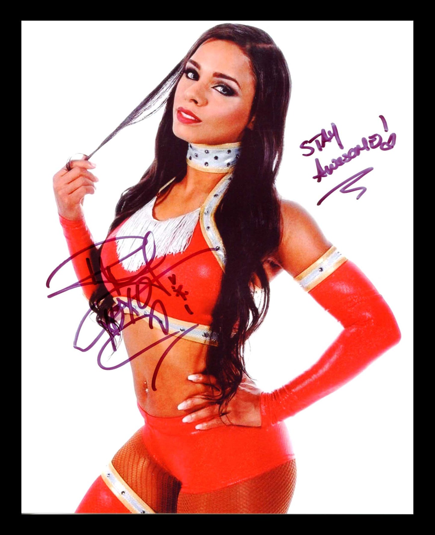 Renee Michelle Pose 1 (Inscribed) Signed Photo COA