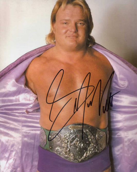 Greg Valentine Pose 2 Signed Photo COA