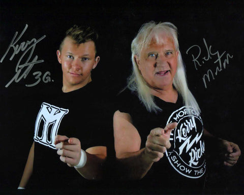 Ricky & Kerry Morton Pose 1 Dual Signed Photo COA