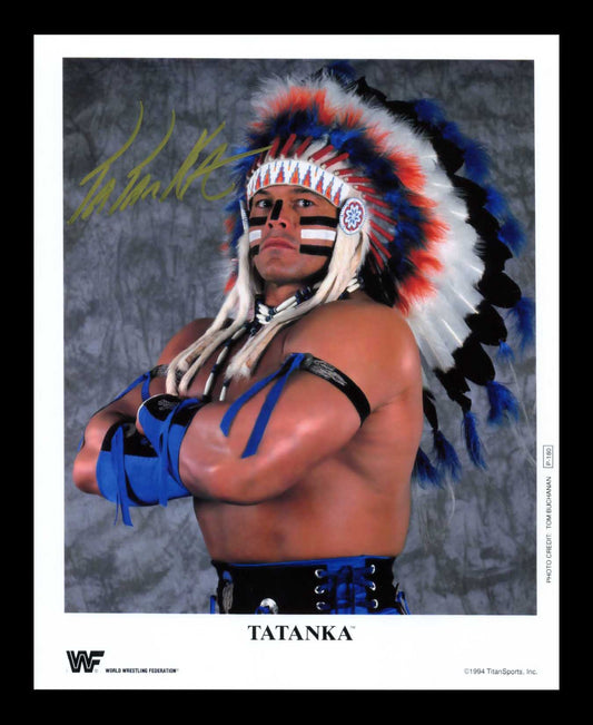 Tatanka Pose 4 Signed Photo COA