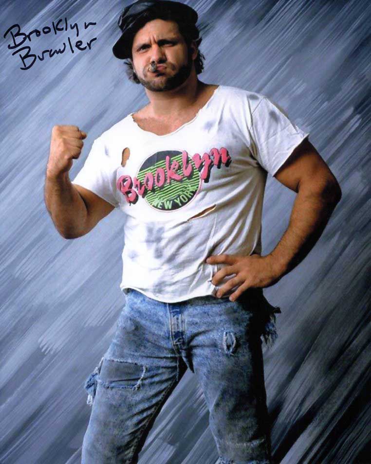 The Brooklyn Brawler (Steve Lombardi) Pose 2 Signed Photo COA