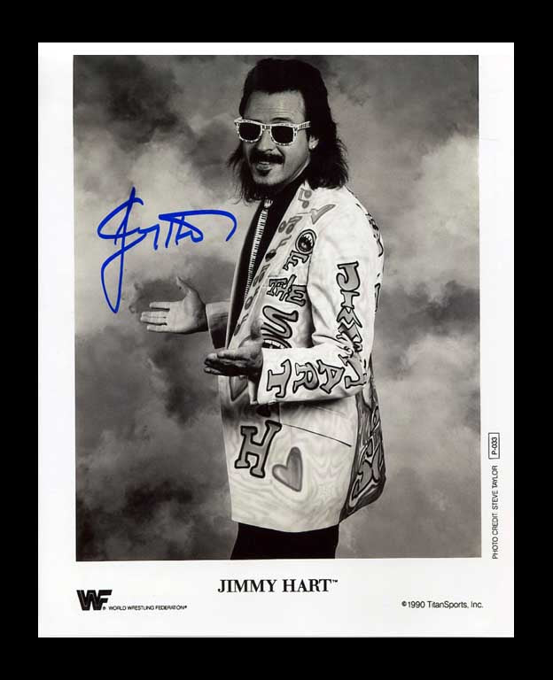 Jimmy Hart Pose 13 Signed Photo COA