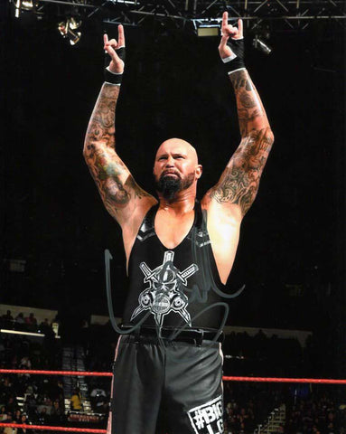 Luke Gallows Pose 4 Signed Photo COA