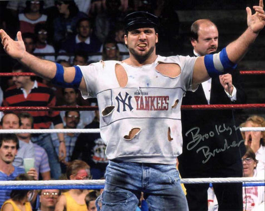 The Brooklyn Brawler (Steve Lombardi) Pose 1 Signed Photo COA