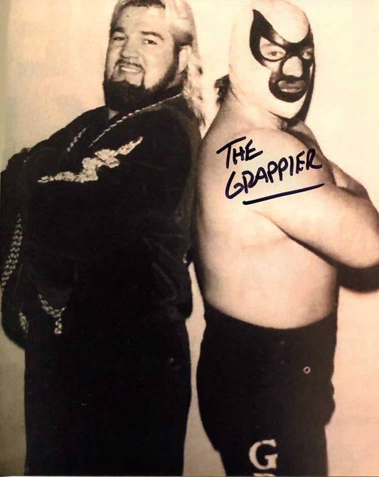 The Grappler (Len Denton) Pose 2 Signed Photo COA
