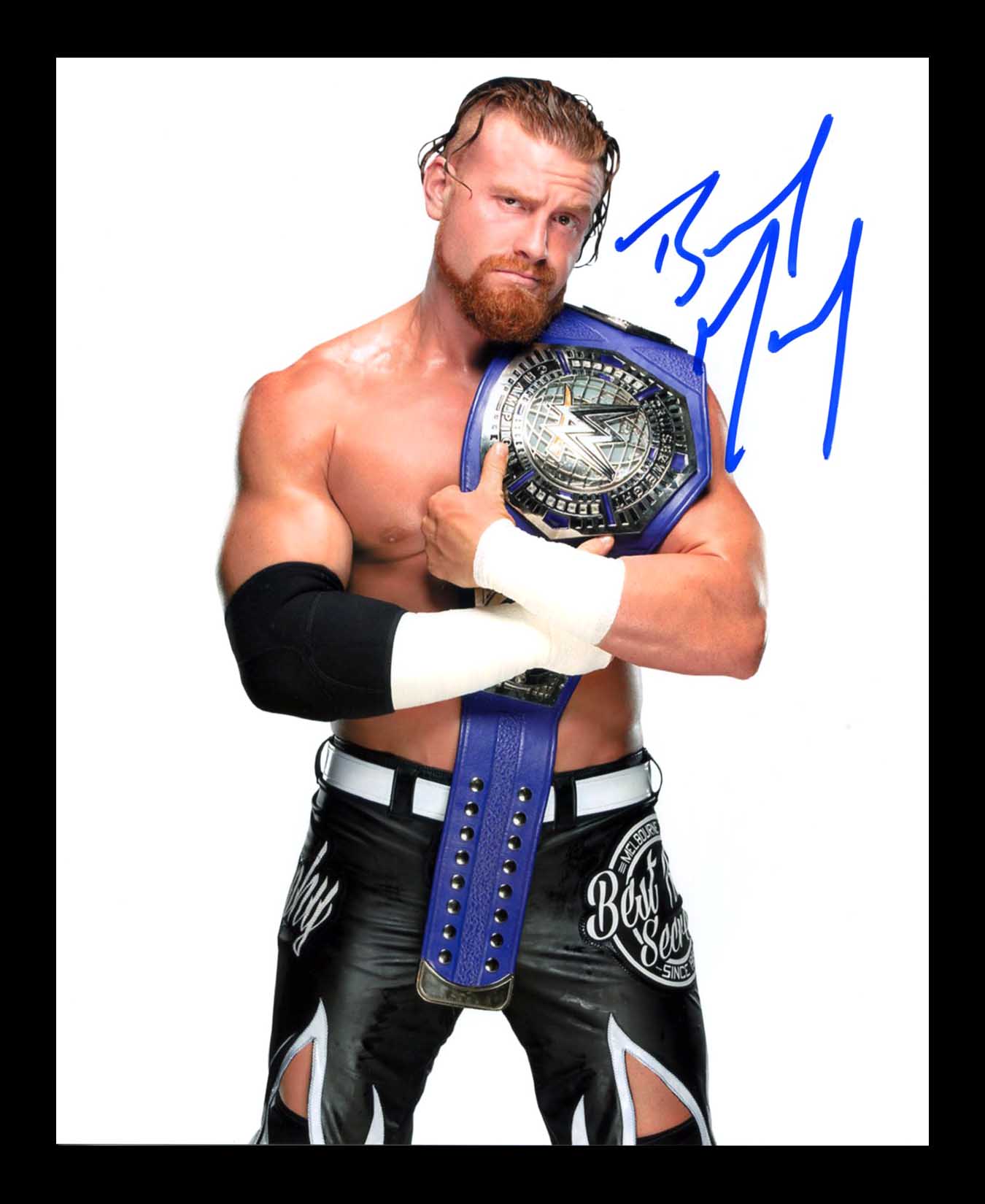Buddy Murphy Pose 1 Signed Photo COA