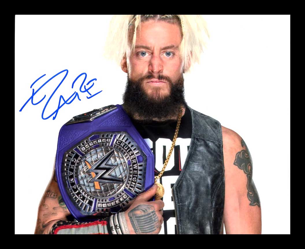 Enzo Amore Signed 8x10 Color Photo COA