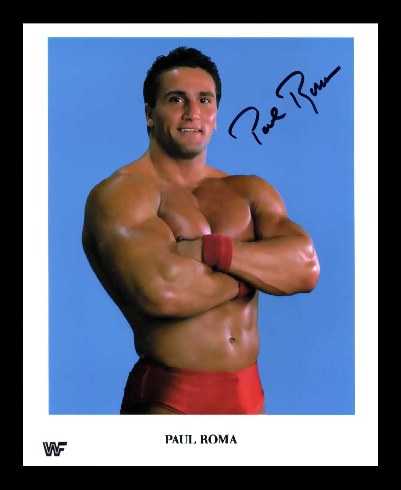 Paul Roma Pose 1 Signed Photo COA