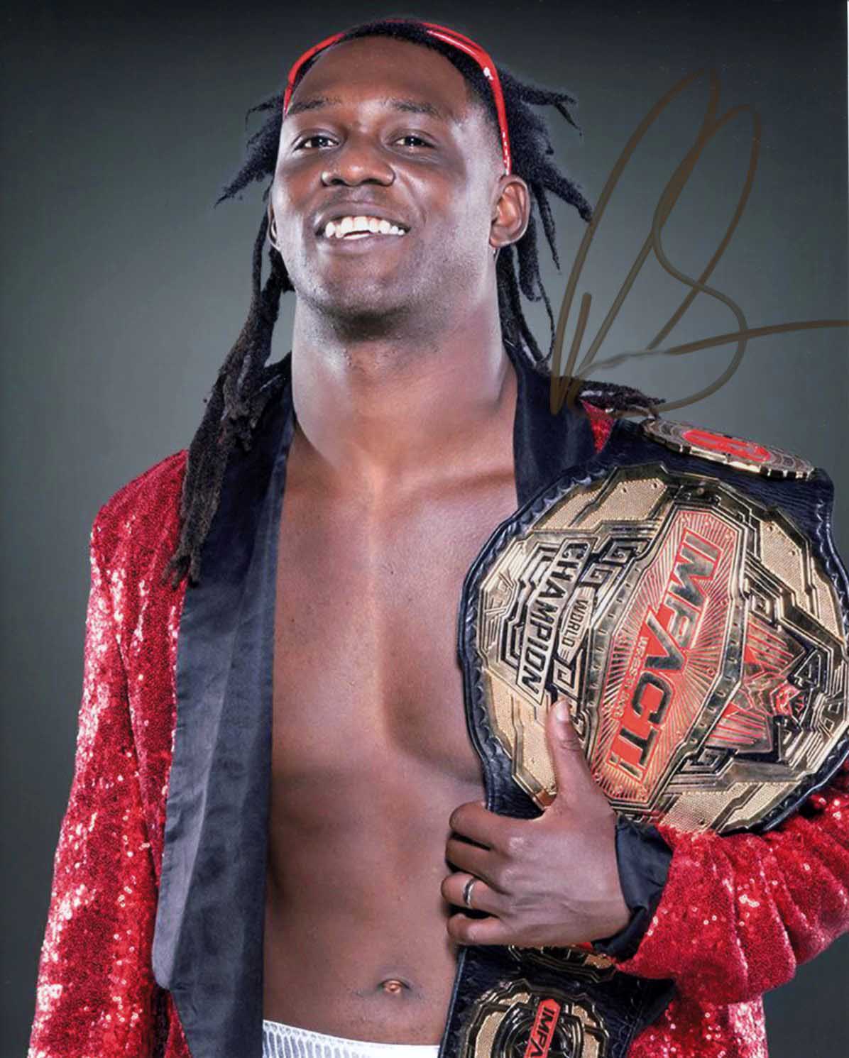 Rich Swann TNA Signed 8x10 Color Photo (Comes w/COA)
