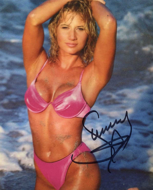 Sunny Pose 1 Signed Bikini Photo COA