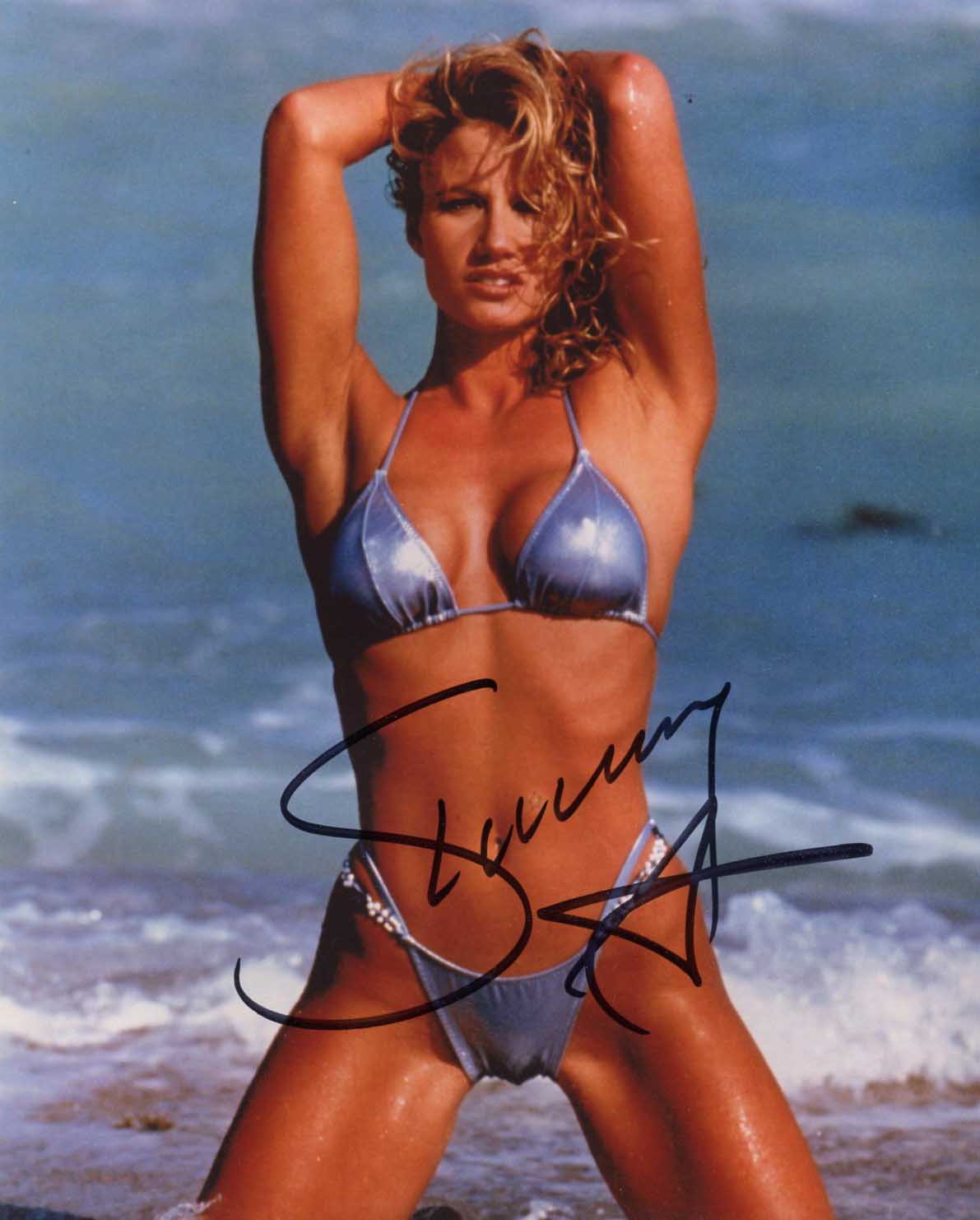 Sunny Pose 2 Signed Bikini Photo COA