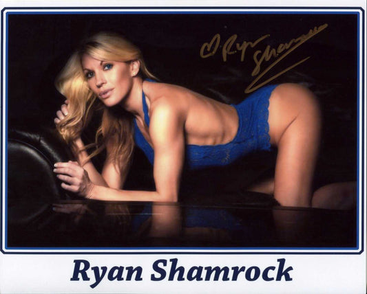 Ryan Shamrock Pose 4 Signed Photo COA