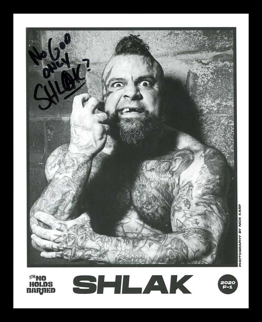 Shlak Pose 2 Signed ICW Photo COA