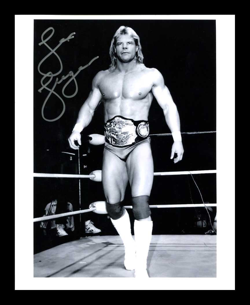 Lex Luger Pose 2 Signed Photo COA