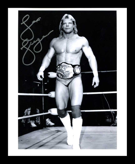 Lex Luger Pose 2 Signed Photo COA