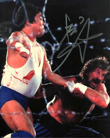 Atsushi Onita Pose 9 Signed Photo COA