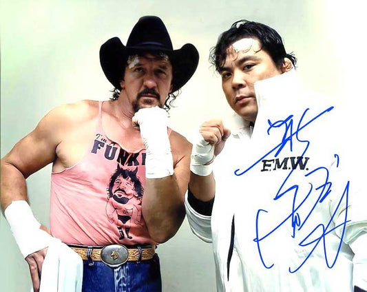 Atsushi Onita Pose 8 Signed Photo COA