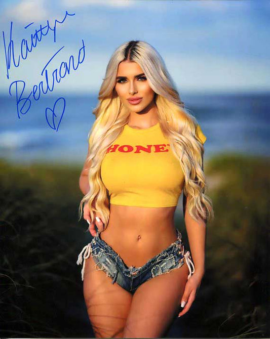 Kaitlyn Bertrand Pose 2 Signed Photo COA