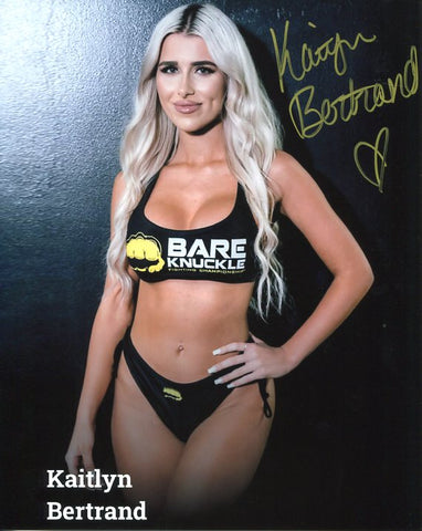 Kaitlyn Bertrand Signed 8x10 Color Photo (Comes w/COA)