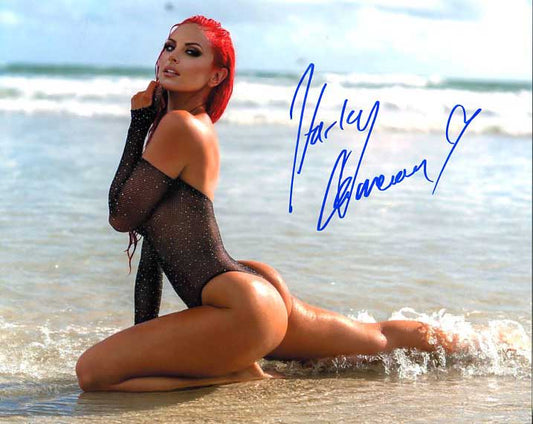 Harley Cameron Pose 3 Signed Photo COA