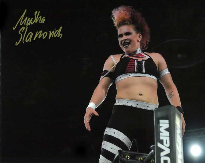 Masha Slamovich Pose 4 Signed Photo COA
