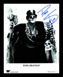 Papa Shango (The Godfather) Blue Ink Pose 4 Signed Photo COA