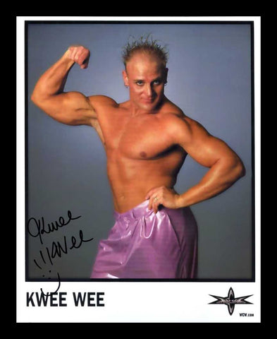 Kwee Wee Pose 2 Signed Photo (Tough Auto To Find) COA