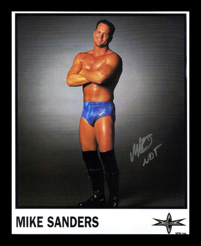 Mike Sanders Pose 1 Signed Photo