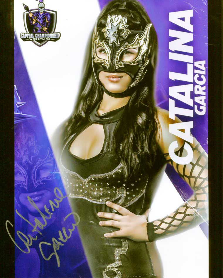 Catalina Garcia (Katrina Cortez) Pose 1 Signed Photo COA